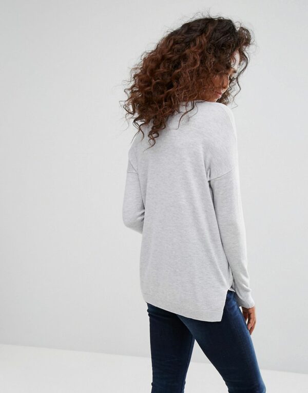 Sweatshirt With applique And Sleeves In Stretch
