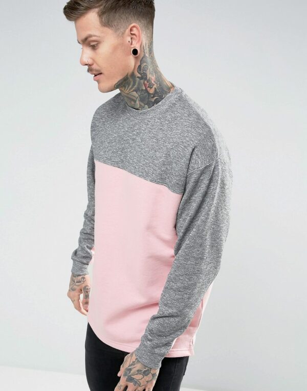 Bomber Jacket With Floral Print Sleeves